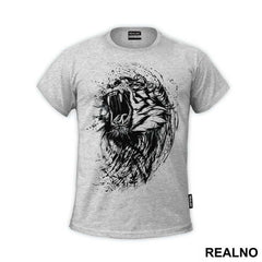 Tiger Head Ink Splash - Životinje