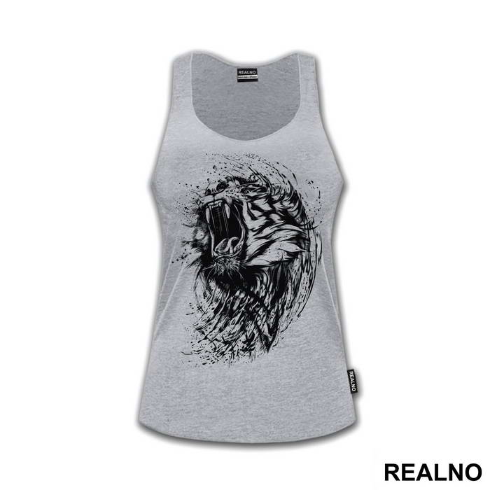 Tiger Head Ink Splash - Životinje