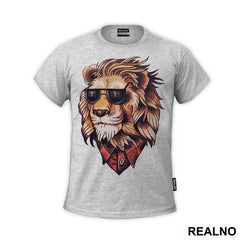 Lion Wearing A Flannel - Životinje