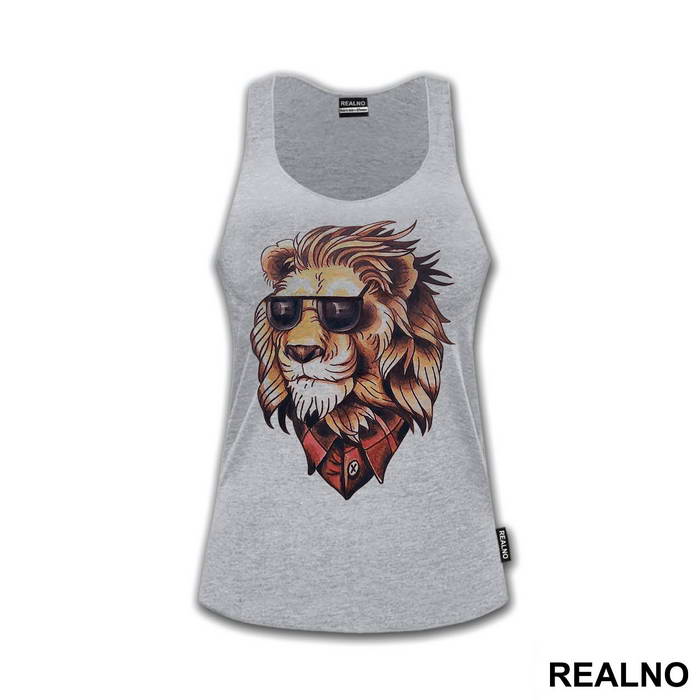 Lion Wearing A Flannel - Životinje