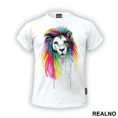 Lion With Rainbow Hair - Životinje