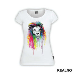 Lion With Rainbow Hair - Životinje