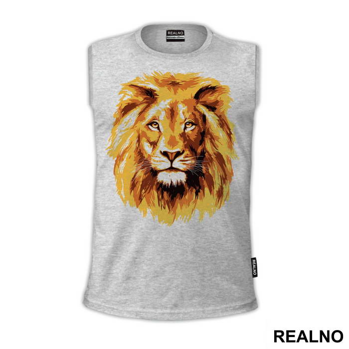 Lion Face Illustration - Životinje