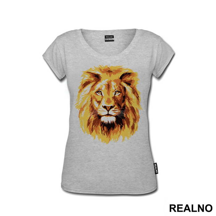 Lion Face Illustration - Životinje