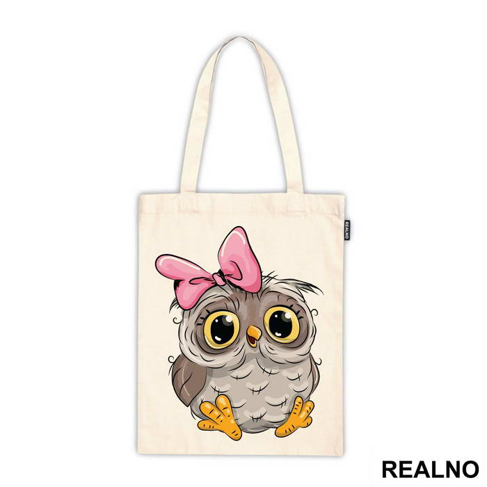 Owl With Pink Bow - Životinje