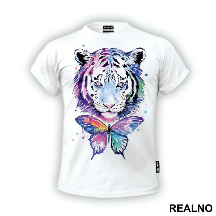 Tiger And A Butterfly - Životinje