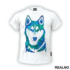 Blue Husky Painting - Životinje