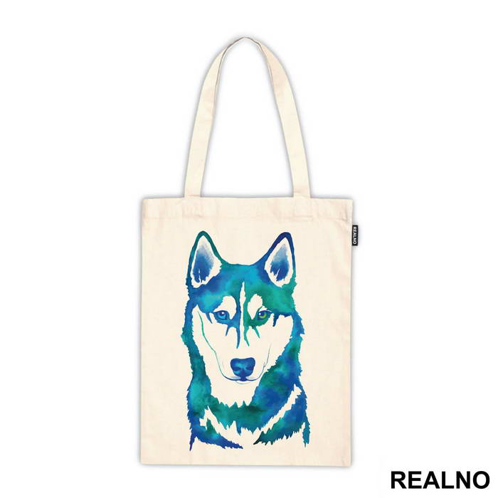 Blue Husky Painting - Životinje