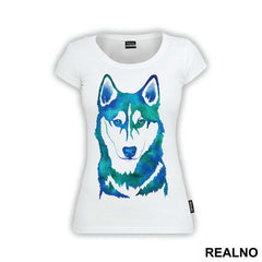 Blue Husky Painting - Životinje
