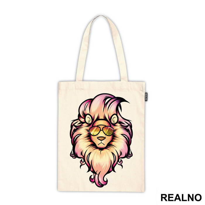 Lion Wearing Reflective Glasses - Životinje