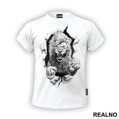 Lion Breaking Through - Životinje