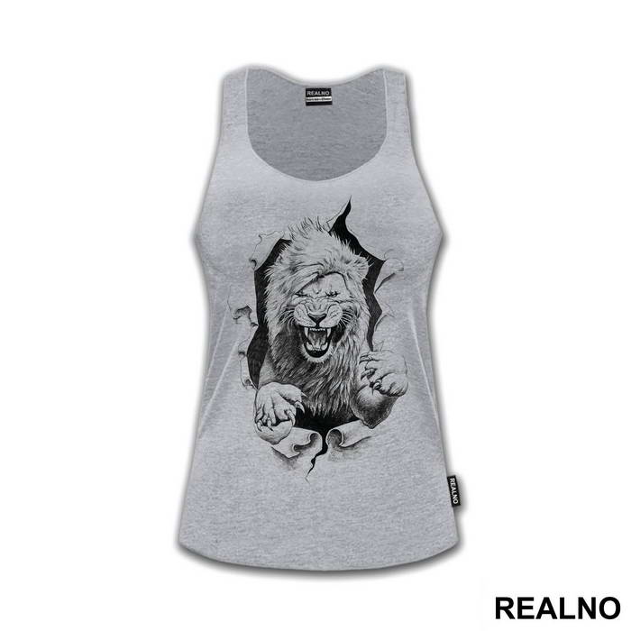 Lion Breaking Through - Životinje
