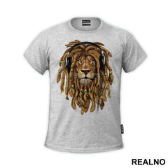 Lion With Dreads And Headphones - Životinje
