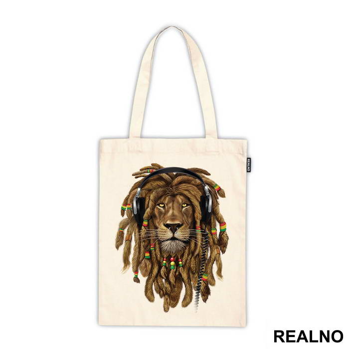 Lion With Dreads And Headphones - Životinje