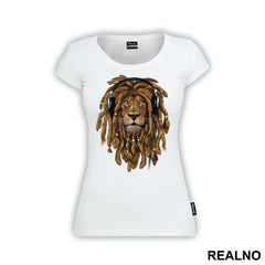 Lion With Dreads And Headphones - Životinje