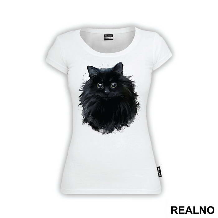 Black Cat Painting - Životinje