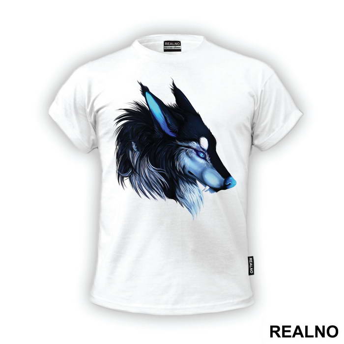 Blue Male Wolf Portrait - Životinje