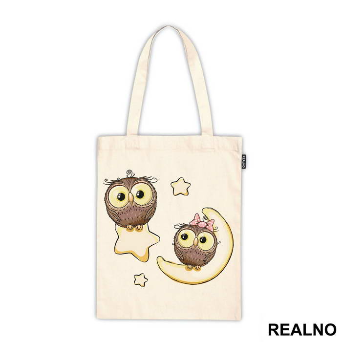 Owls With The Moon And Stars - Životinje
