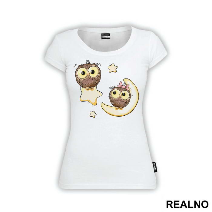 Owls With The Moon And Stars - Životinje