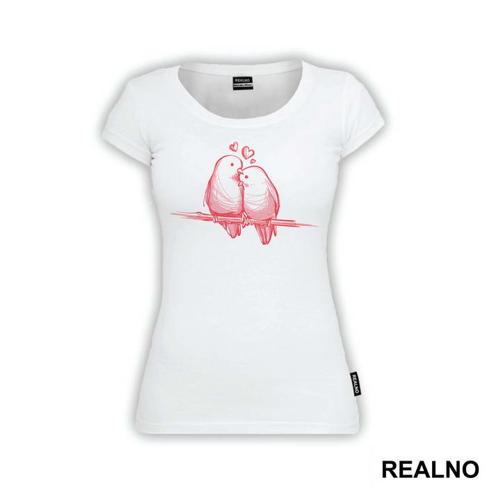 Pink Birds In Love - Životinje