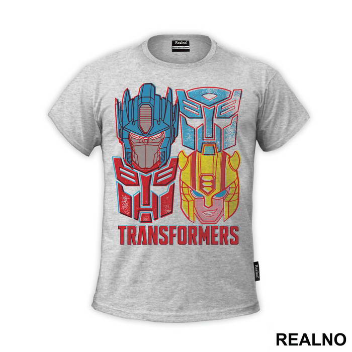 RGB Split Optimus Prime And Bumblebee - Transformers - Majica