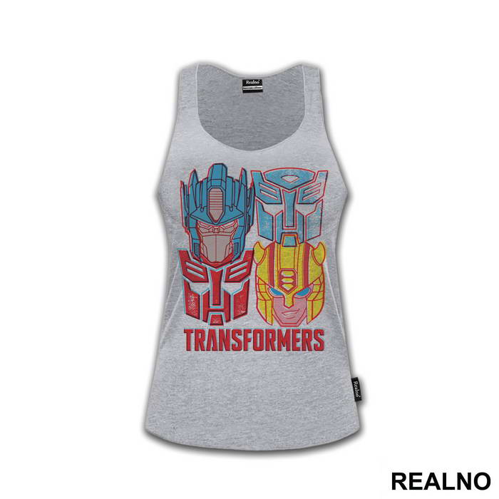 RGB Split Optimus Prime And Bumblebee - Transformers - Majica