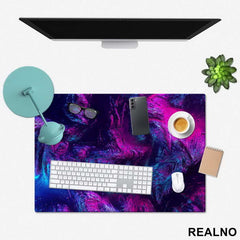 Purple And Blue - Art - Podmetač za sto