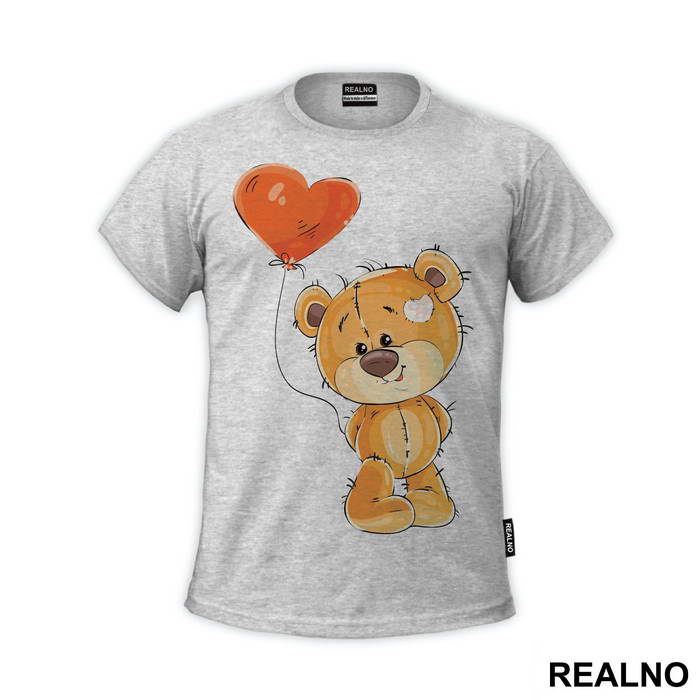 Teddy Bear Holding A Balloon - Životinje
