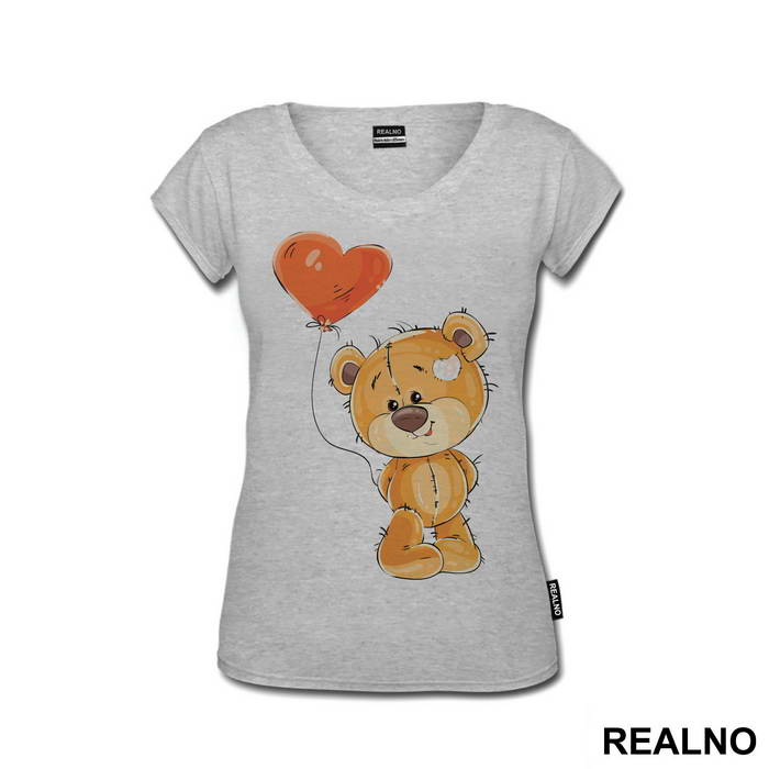 Teddy Bear Holding A Balloon - Životinje