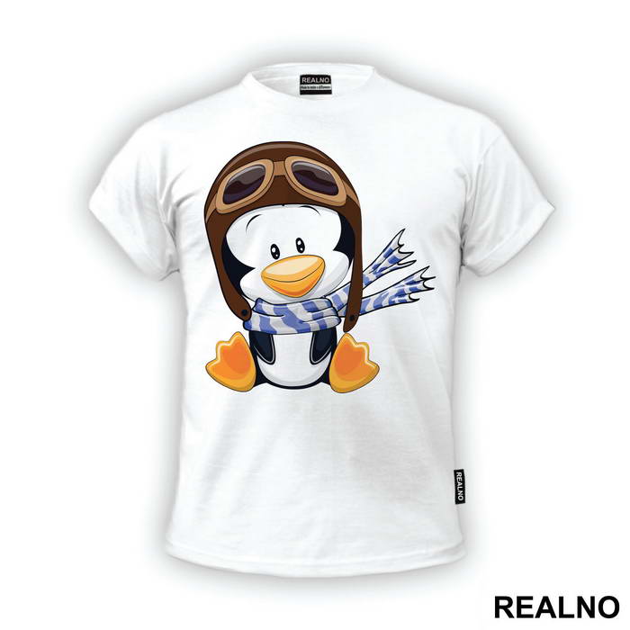 Penguin Wearing A Flight Cap - Životinje