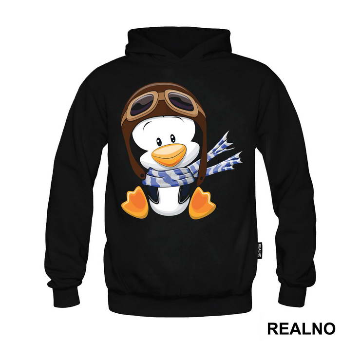 Penguin Wearing A Flight Cap - Životinje