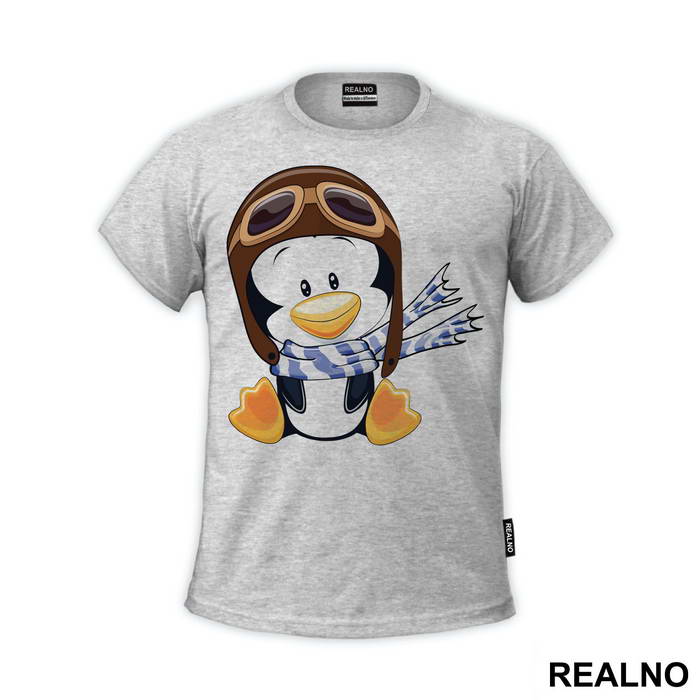 Penguin Wearing A Flight Cap - Životinje
