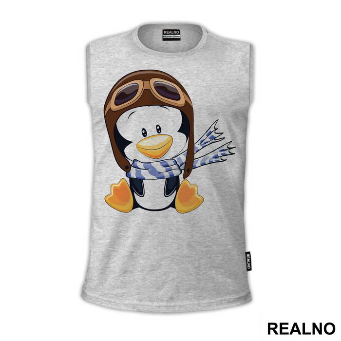 Penguin Wearing A Flight Cap - Životinje