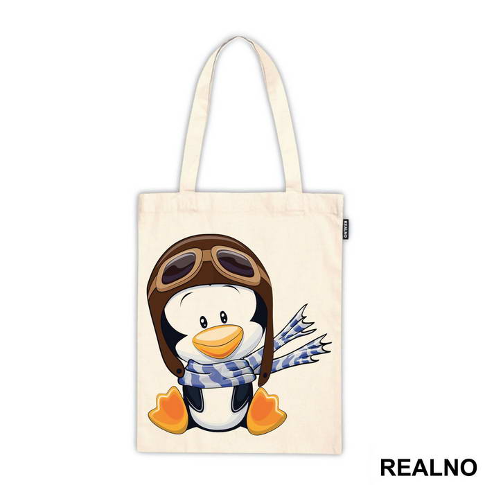 Penguin Wearing A Flight Cap - Životinje