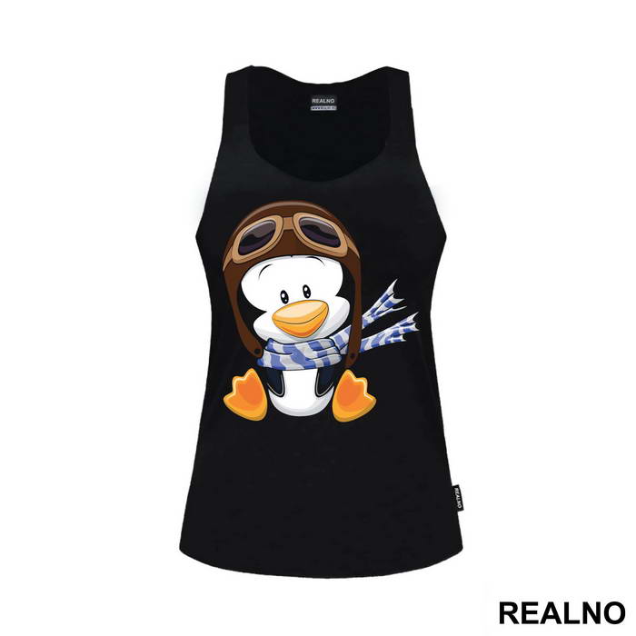 Penguin Wearing A Flight Cap - Životinje