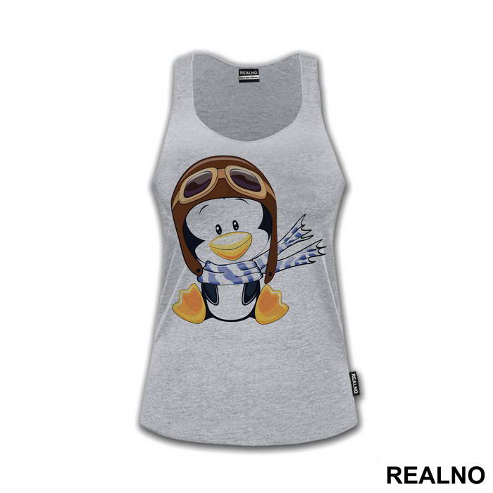 Penguin Wearing A Flight Cap - Životinje