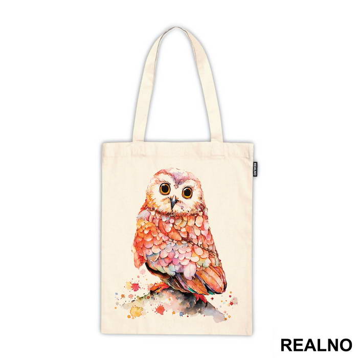 Red Owl Painting - Životinje
