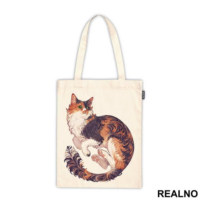 Calico Cat With Green Eyes - Životinje