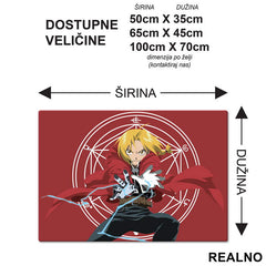 Ed With Automail - Fullmetal Alchemist - Anime - Podmetač za sto
