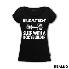 Feel Safe At Night Sleep With A Bodybuilder - Trening - Majica