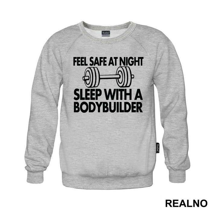 Feel Safe At Night Sleep With A Bodybuilder - Trening - Majica