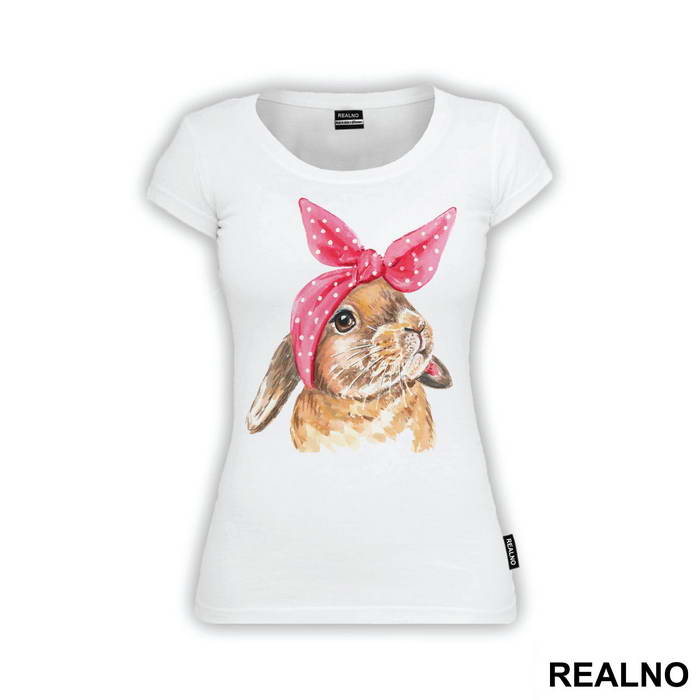 Rabbit With a Rag On Its Head - Životinje