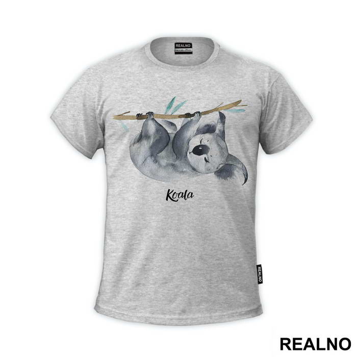 Koala Hanging On A Branch - Životinje