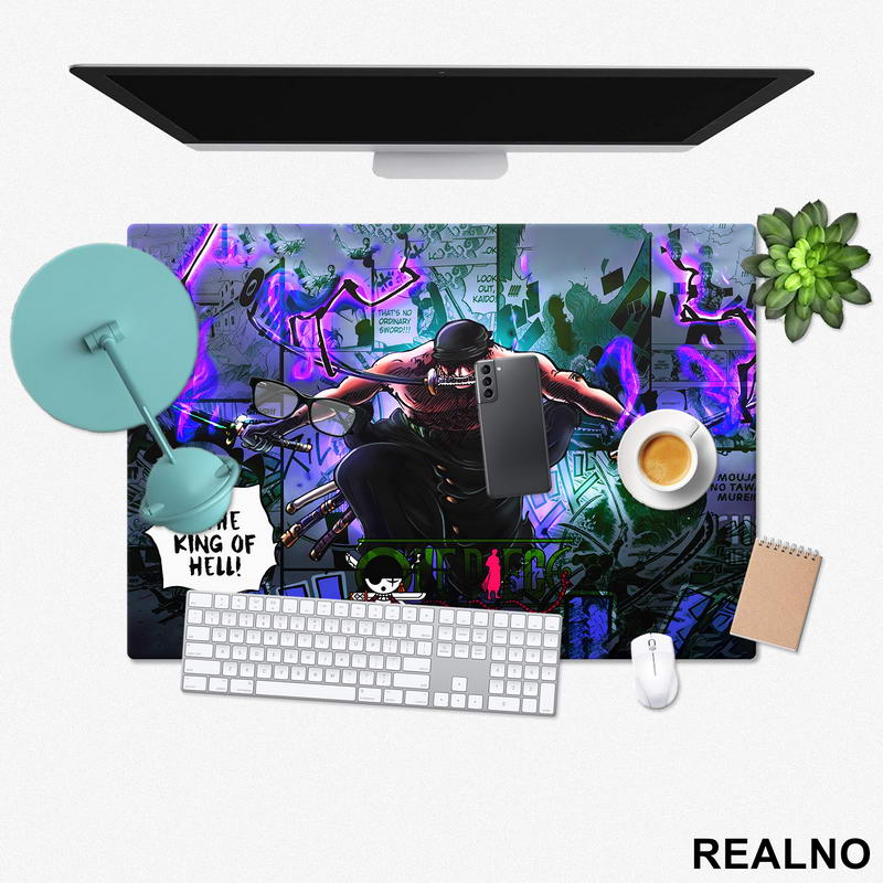 King Of Hell - Roro - One Piece - Podmetač za sto