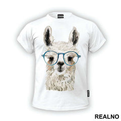 Alpaca With Blue Glasses - Životinje