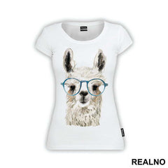 Alpaca With Blue Glasses - Životinje