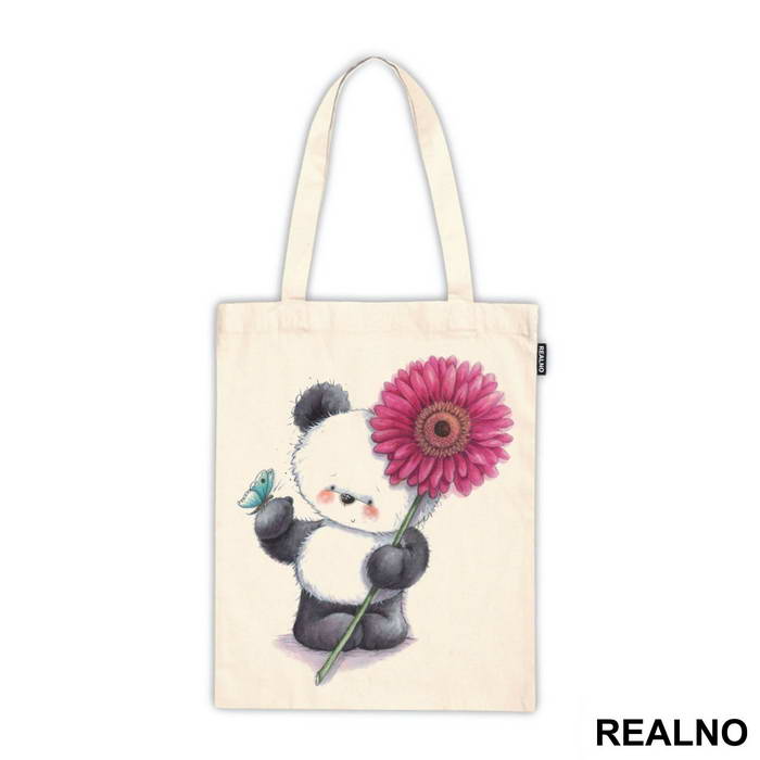 Little Bear Holding A Flower - Životinje