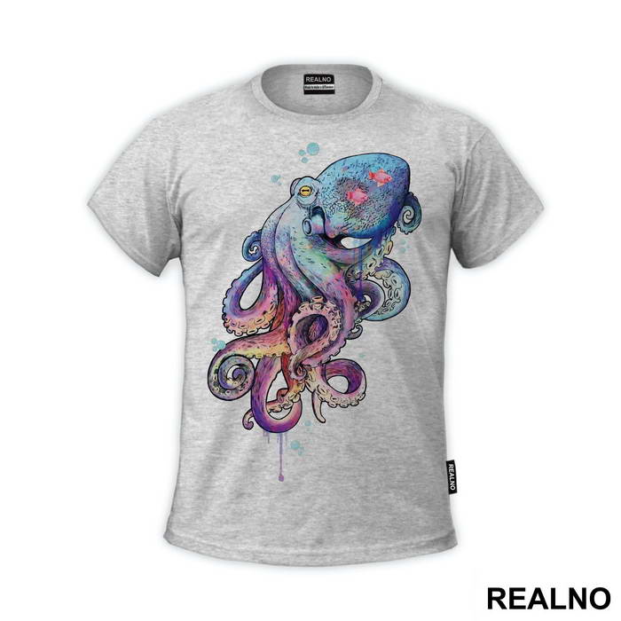 Colorful Octopus Painting - Životinje