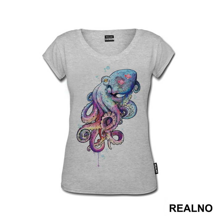 Colorful Octopus Painting - Životinje