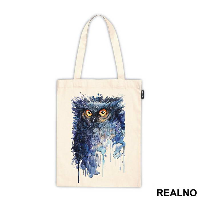 Blue Owl Painting - Životinje